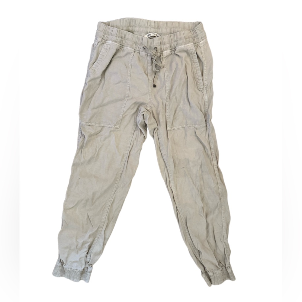 Zara, loose fitting slouchy, joggers, cotton pants women’s size medium